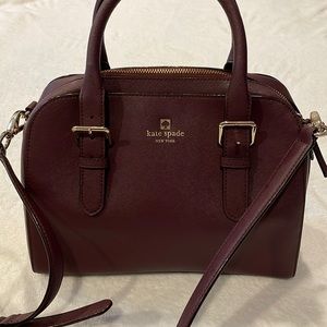 kate spade plum purple cross body / shoulder bag